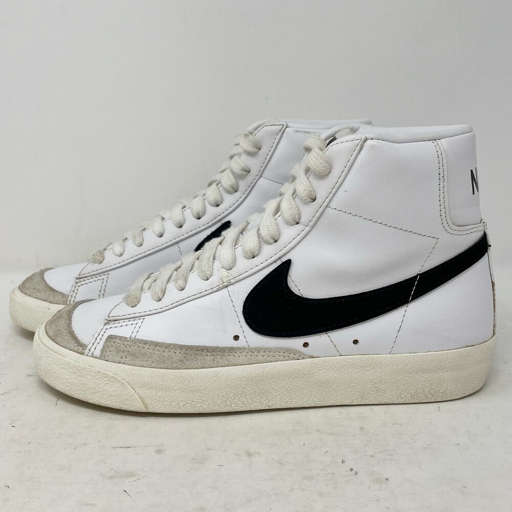 Nike Blazer Mid Womens Size 5.5 Sneakers White Black